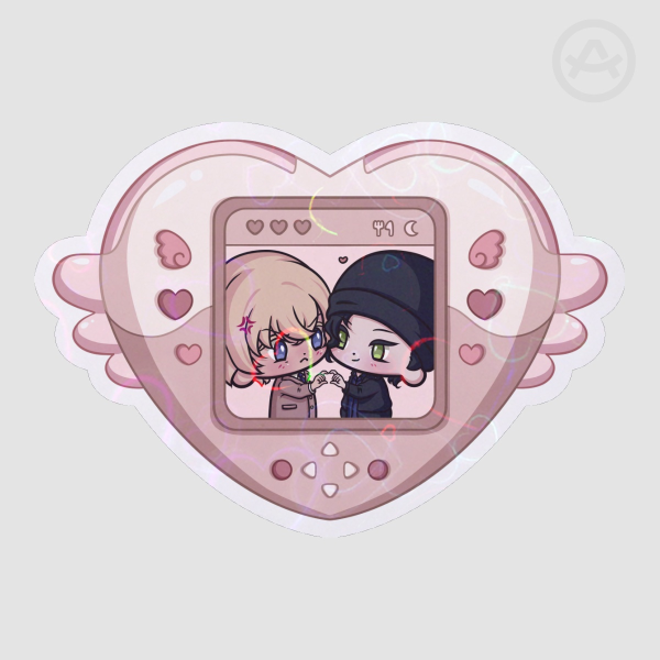 AKAM Heart Sticker