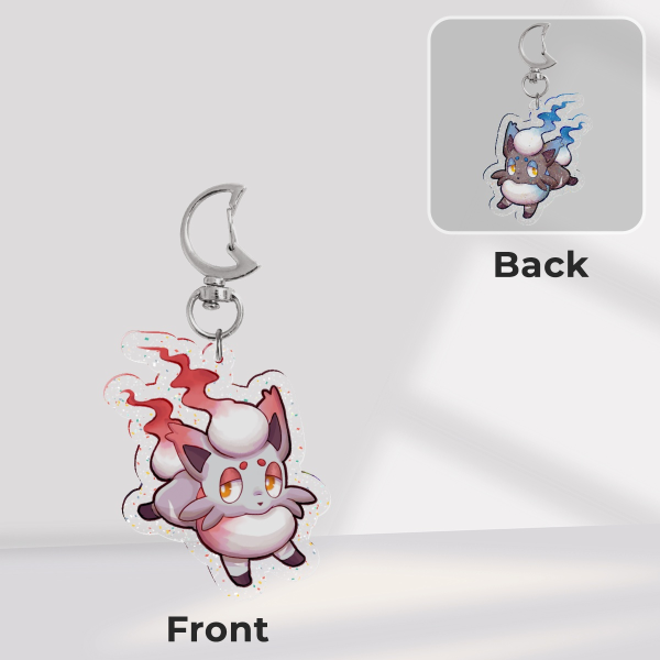 Hisuian Zorua Keychain