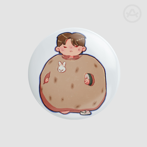 Stray Kids Lee Know Potato Round Badges (Button Pins)