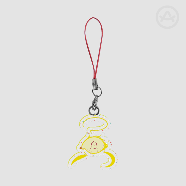 Yellow Sign Phone Charm