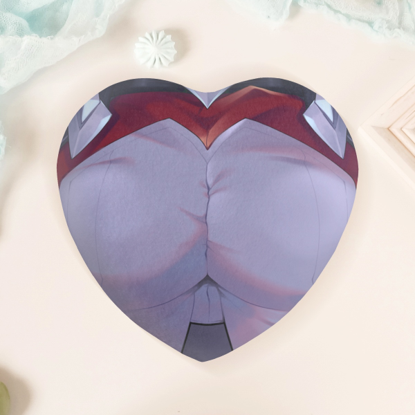Wriothesley Butt [Genshin Impact] • Heart Plush Badge