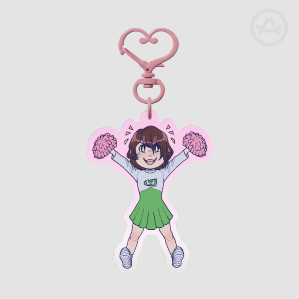 Cheerleader Gerard keychain