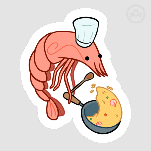 Shrimp Fried Rice Sticker