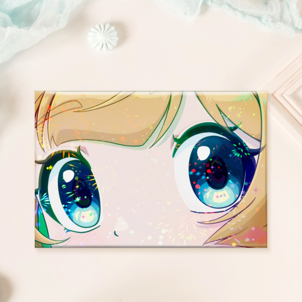 Anime eyes badge
