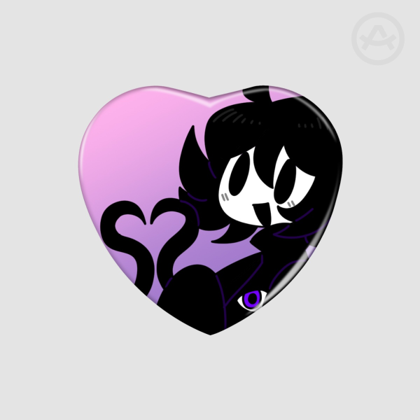 Mammon Heart Pin