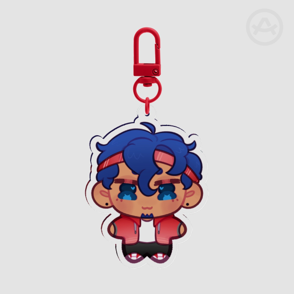 Dante Aphmau Clear Acrylic Keychain
