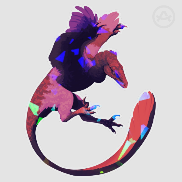 Raptor Holo Sticker
