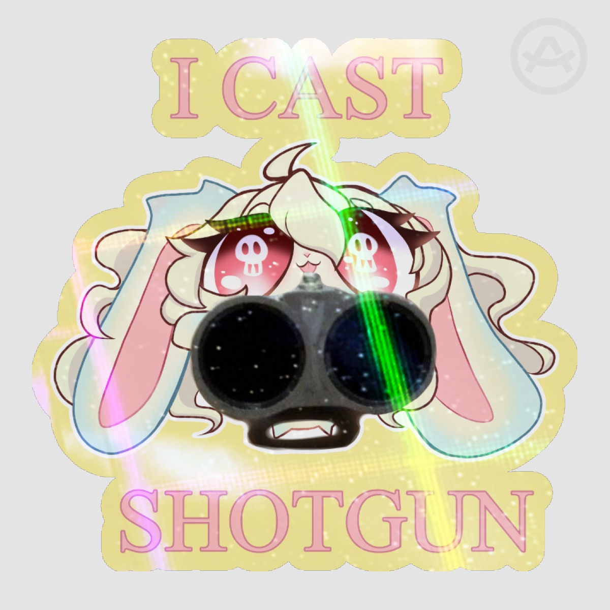 I Cast Shotgun Sticker