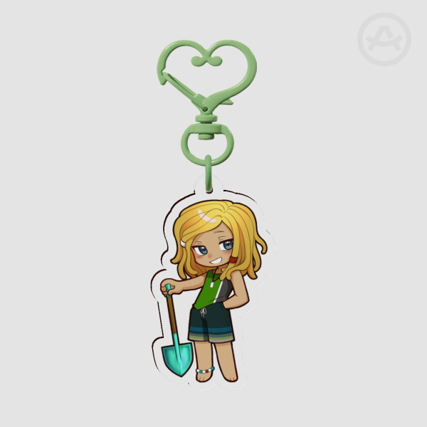 (54 mm) Nell Keychain