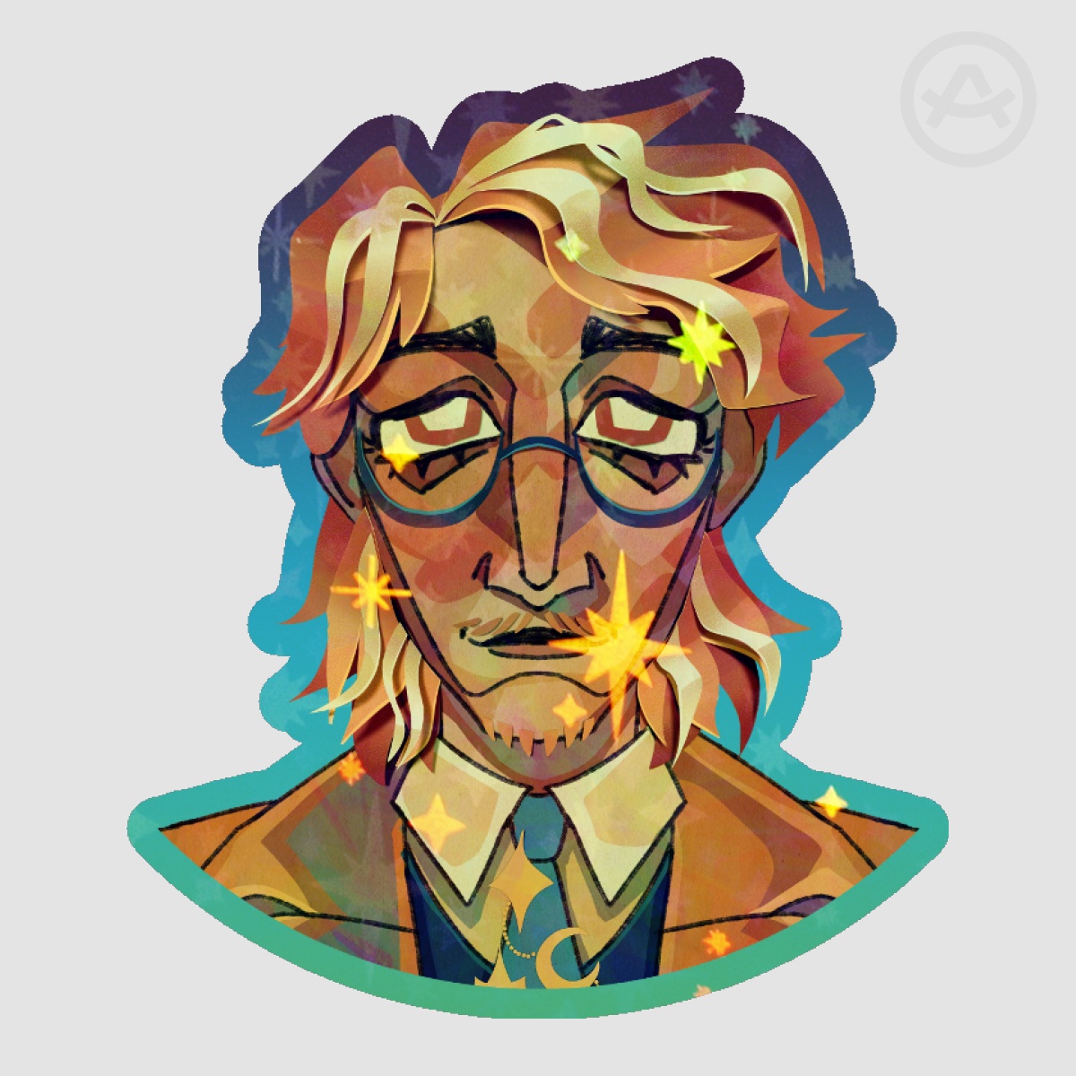 Arthur Lester Malevolent Sticker