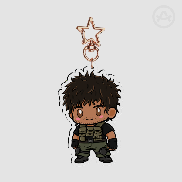 Carlos Oliveira Acrylic Keychain (Resident Evil 3)