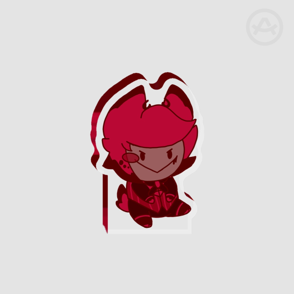 Silly Alastor Thick Acrylic Stand