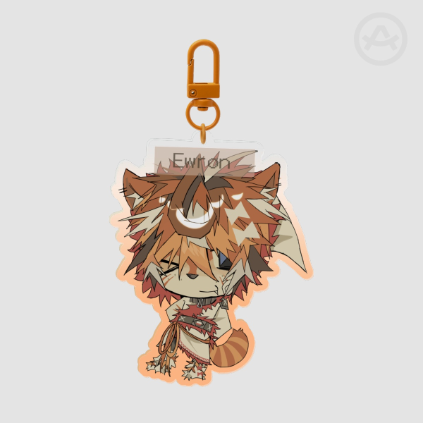 ewron qsmp acrylic keychain