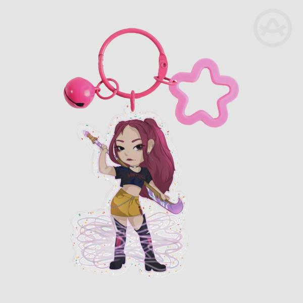 Mira KPDH Glitter Keychain