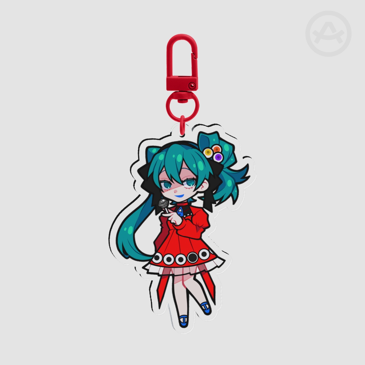 Psi Hatsune Miku Keychain
