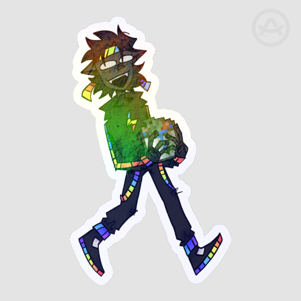 SpokeIsHere Holographic Sticker