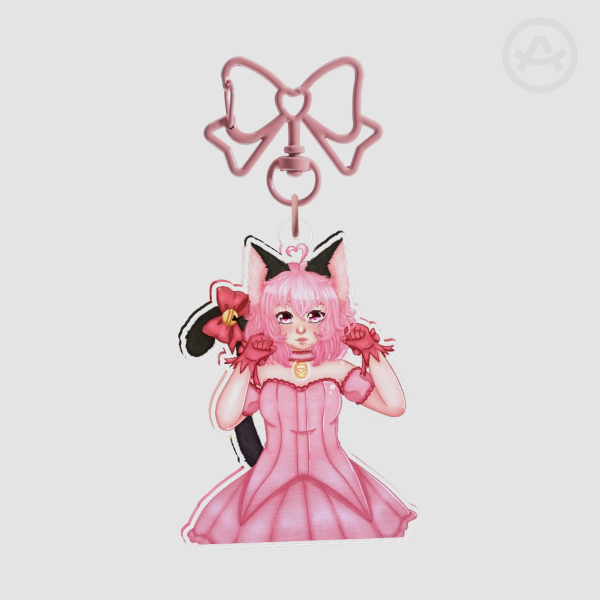 Mew Ichigo Clear Acrylic Keychain