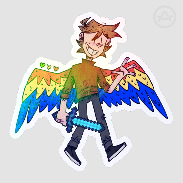 Grian Holographic Sticker