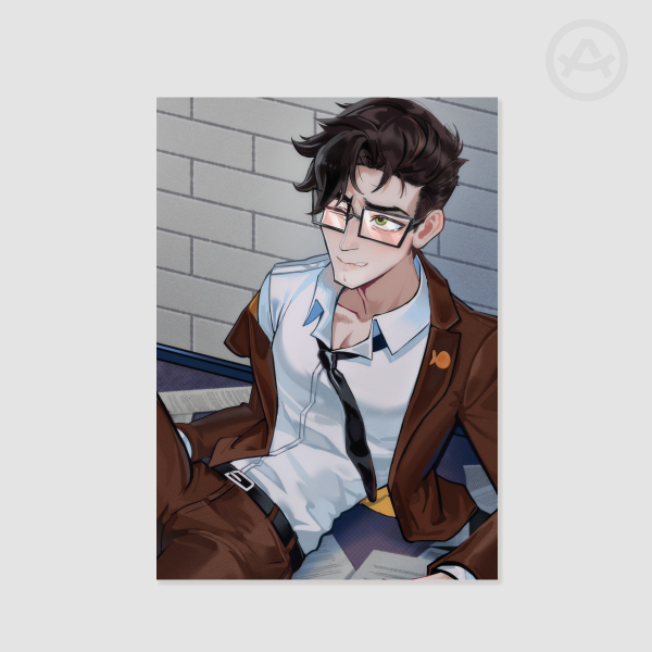 Fish pin Vincent Whittman || A4 poster