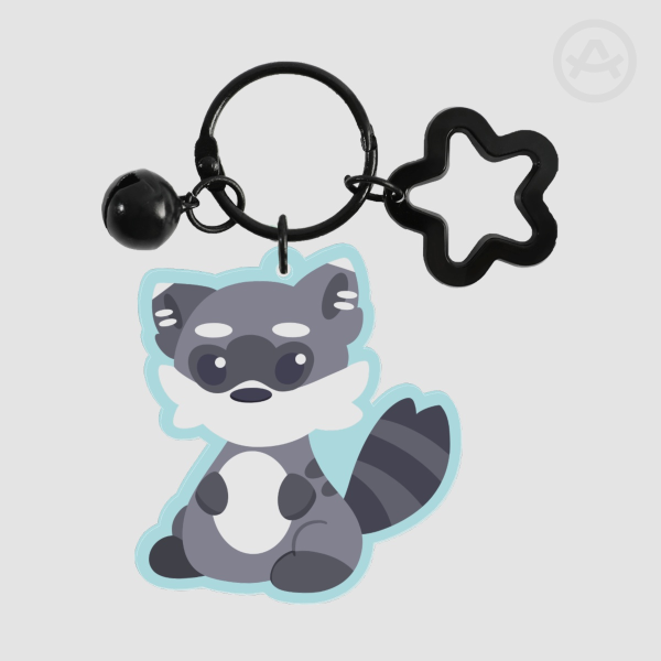 Raccoon Acrylic Keychain