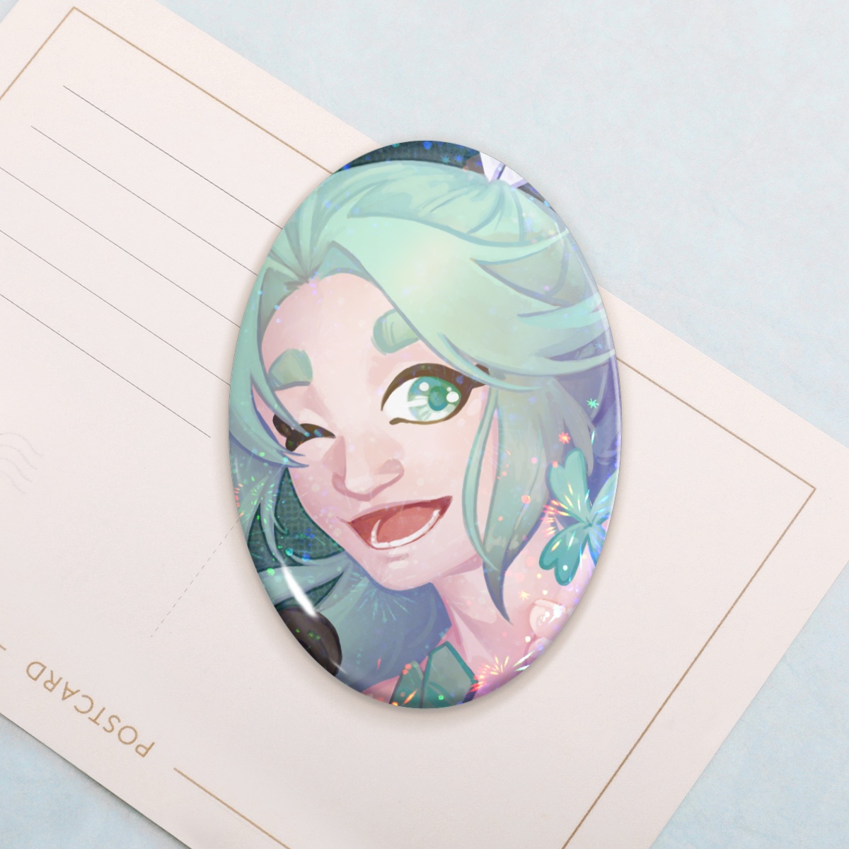 Lucky Cyan Badge