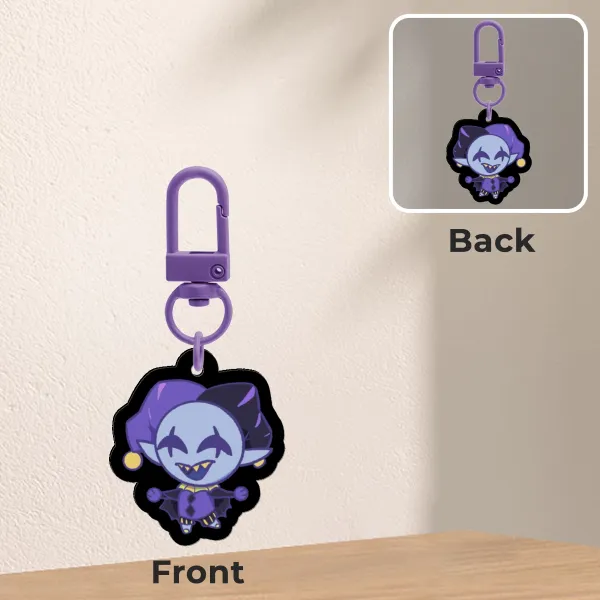 Jevil Acrylic Keychain
