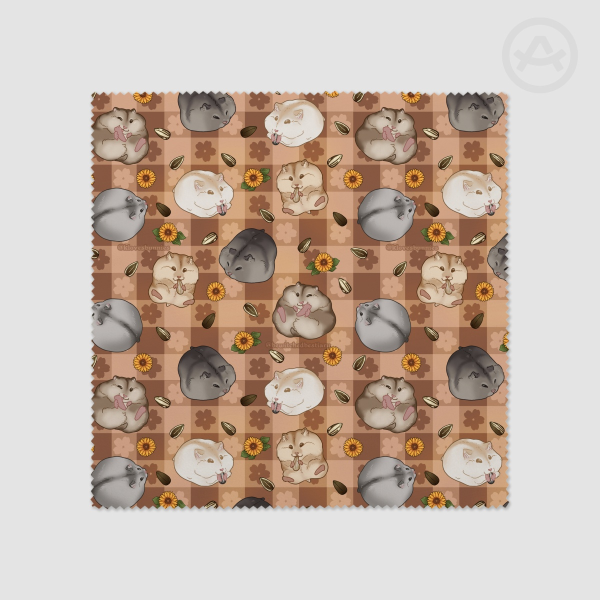 Hamster Glasses Cloth