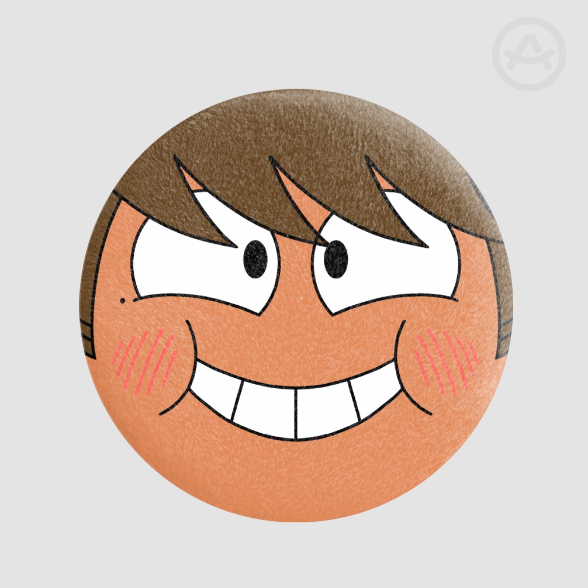 Chubby Edd Plush Badge (Fanon)