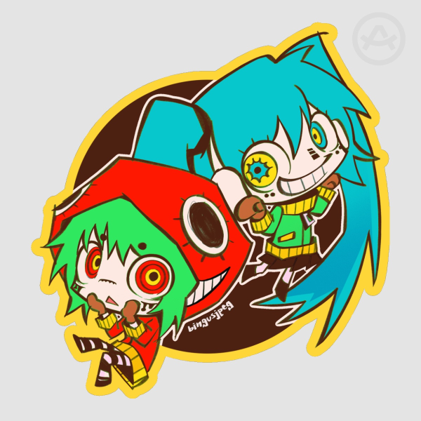 MATRYOSHKA Miku and Gumi Sticker