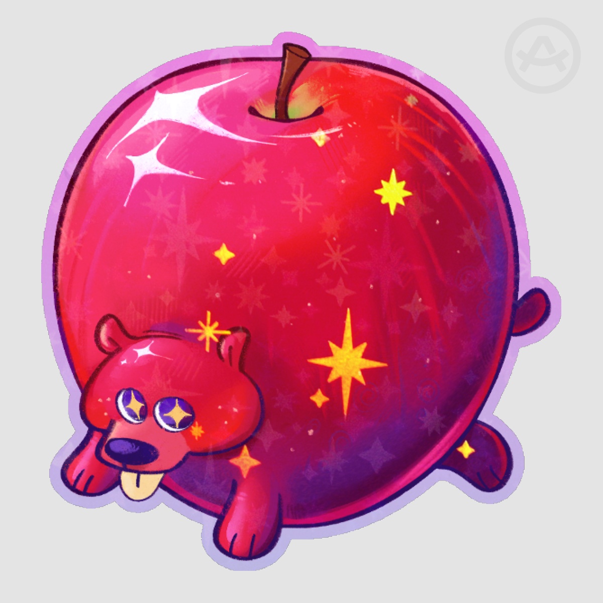 Cosmic Crisp Bapple Sticker