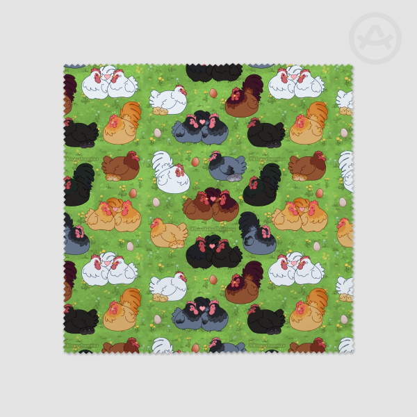Chicken Glasses Cloth