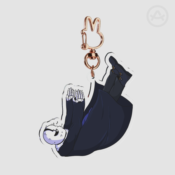 Falling Gaster Acrylic Keychain