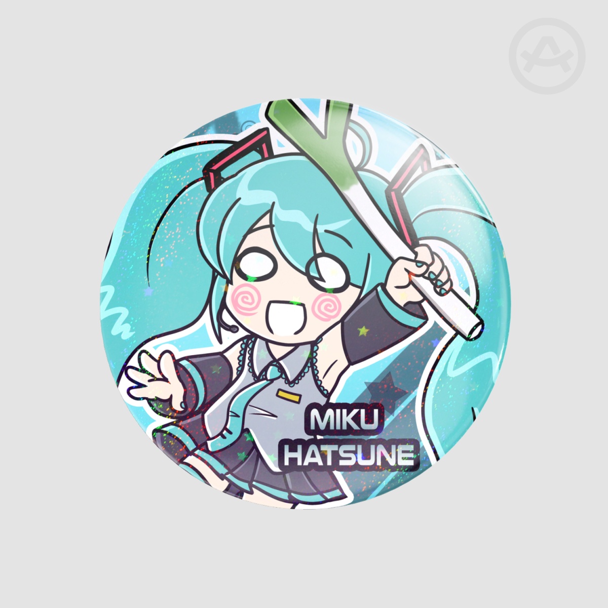 Miku hatsune holographic bottom