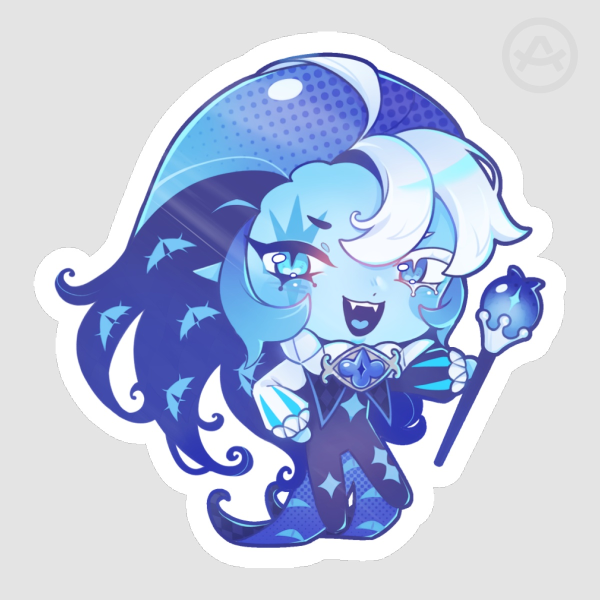 Shadow Milk Cookie Sticker - CookieRun Kingdom