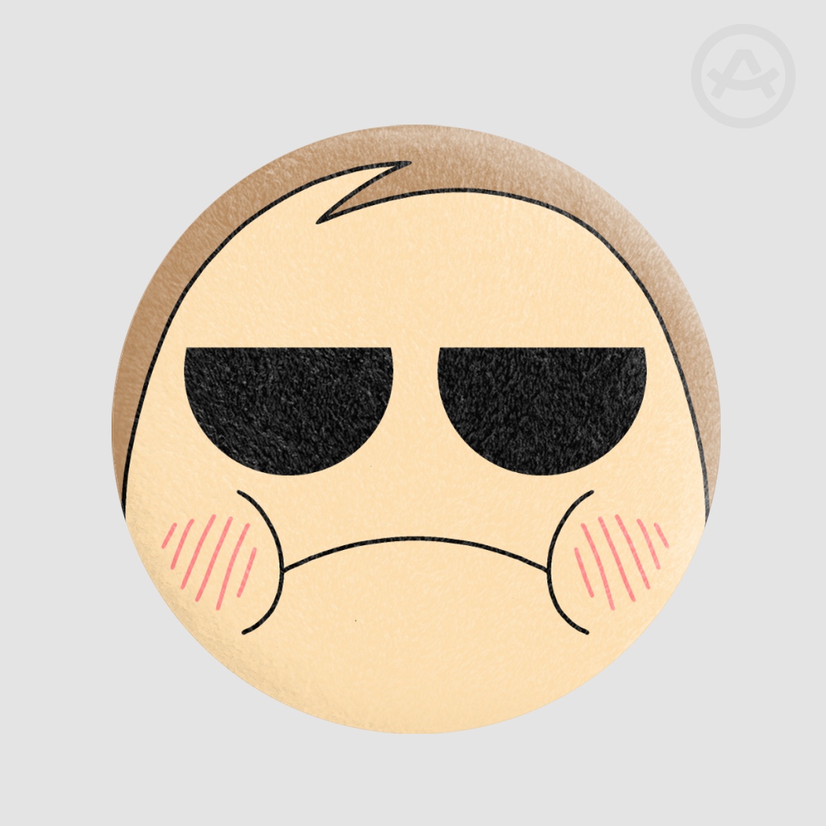 Chubby Tom Plush Badge (Canon)