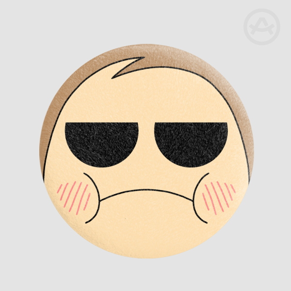 Chubby Tom Plush Badge (Canon)