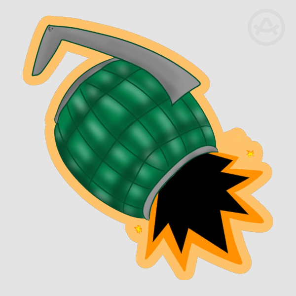 Bakugo Gauntlet Sticker