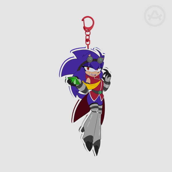 Dr. Needlemouse Acrylic Charm