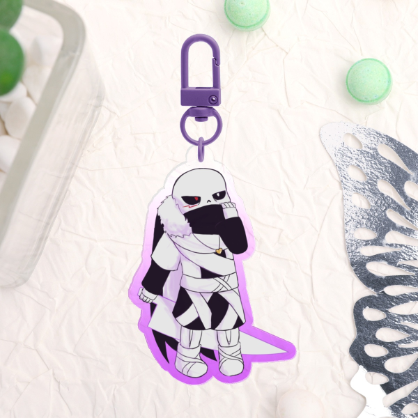 XTale Cross Sans Acrylic Keychains