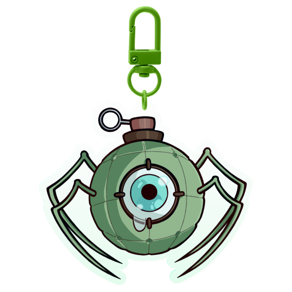 Colored Edge Acrylic Keychains
