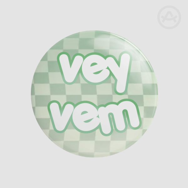 vey/vem Round Badges (Button Pins)