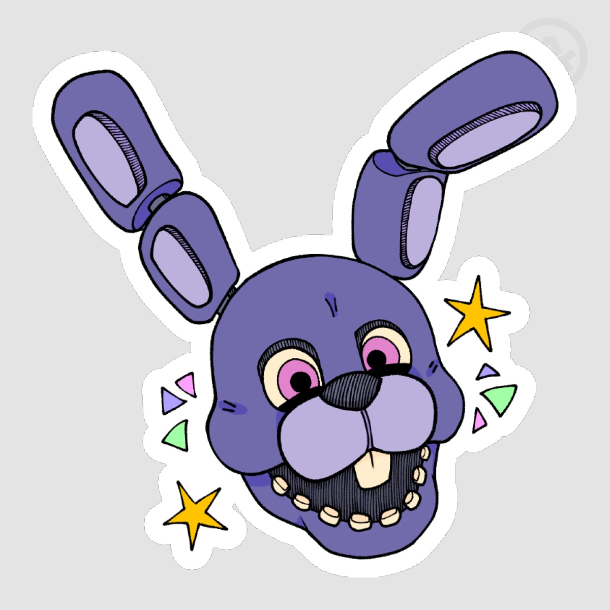 FNAF Bonnie the Bunny - Matte Die Cut Sticker