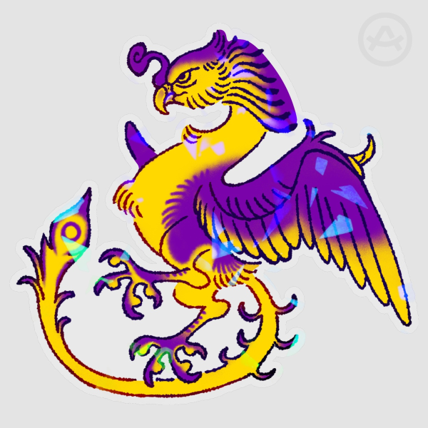 Intersex Fenghuang Holo Sticker