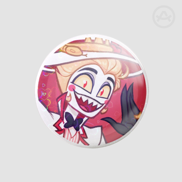 Lucifer - The King [Badge] - Hazbin Hotel
