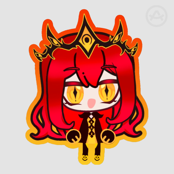 Nesvil Die Cut Sticker (Colored Edge)