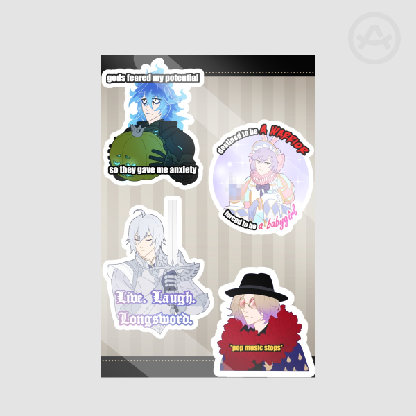 Twisted Whimsy Stickers Sheet