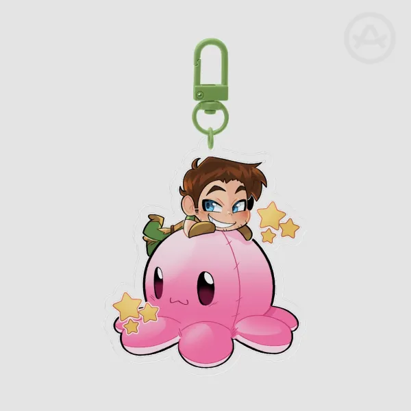Octobuddy Deep Keychain Green