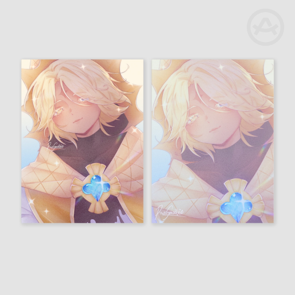 Pure Vanilla Cookie Pearl Paper Photocard - CookieRun Kingdom