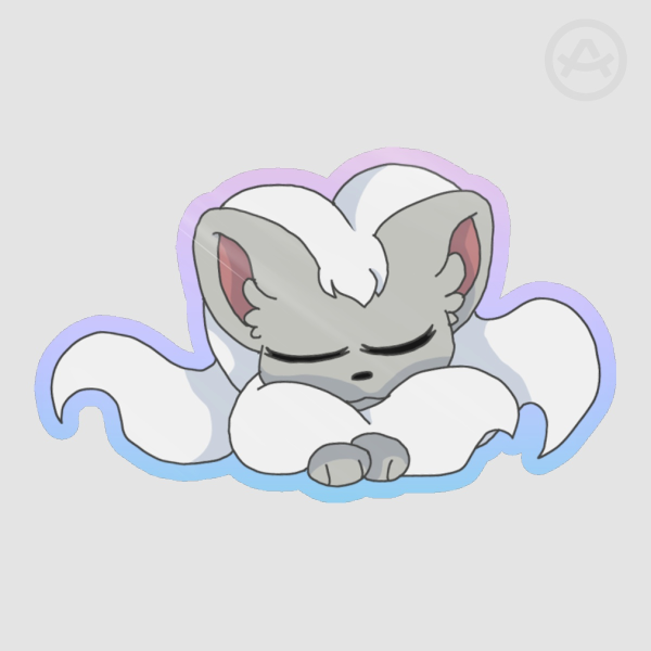 Sleeping Cinncino- Colored Stickers