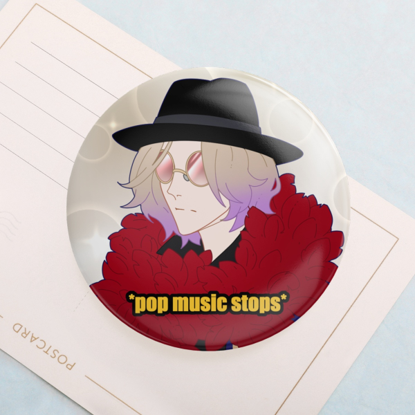 Vil Schoenheit - Pop Music Stops - Badge